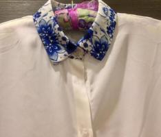 Блузка из легкой ткани ( почти как шифон ) - Изображение 2