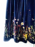 Бархатная плиссированная юбка бренда Futurino - Изображение 4