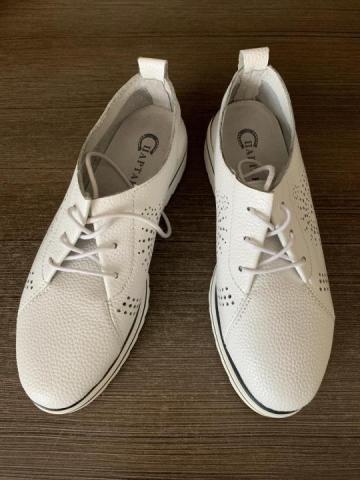Туфли белые на шнурках - 5