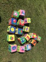 17 кубиков+мягкий мяч - Изображение 3
