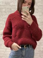 Бордовый свитер - Изображение 2